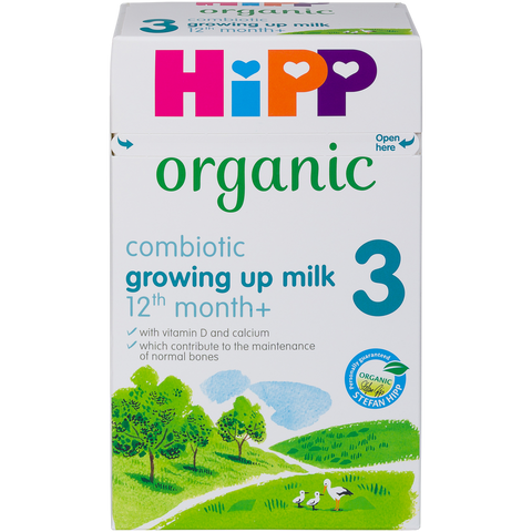 HiPP UK Etapa 3 (12+ Meses) Fórmula Combiótica Orgánica para Niños Pequeños